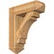 Ekena Millwork Merced Arts and Crafts Rough Sawn Bracket w/ Offset Brace, Western Red Cedar, 8"W x 26"D x 30"H BKT0806X26X30MRC03RWR - alternate 1